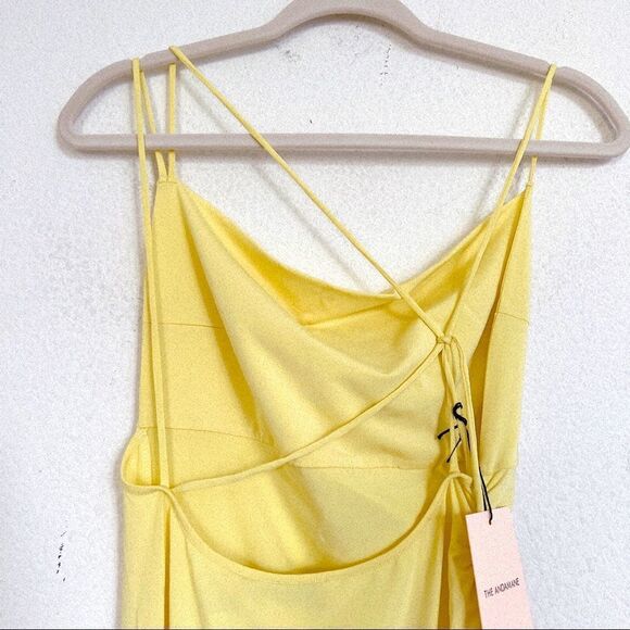 THE ANDAMANE Irina draped midi dress size 40 - Picture 8 of 12